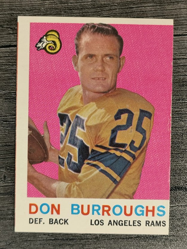 1959 Topps #59 Don Burroughs RC (VG)