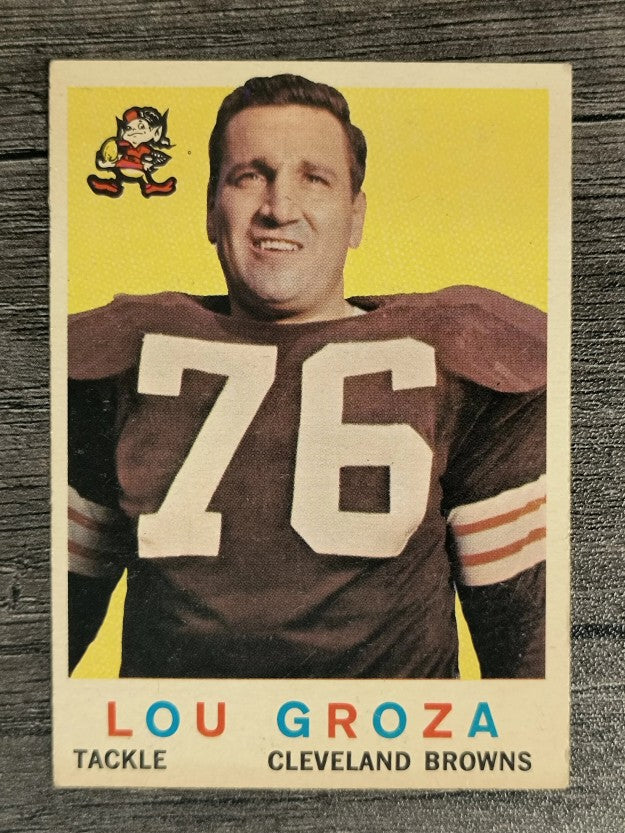 1959 Topps #60 Lou Groza (VGEX)