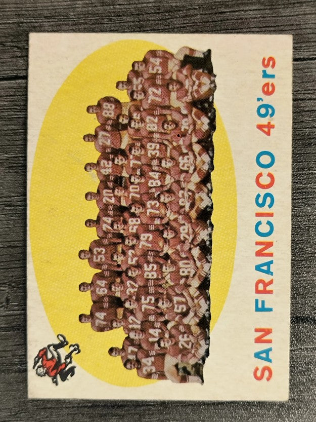 1959 Topps #61 San Francisco 49ers CL (VG)