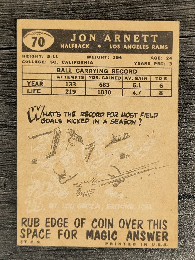 1959 Topps #70 Jon Arnett (EX)