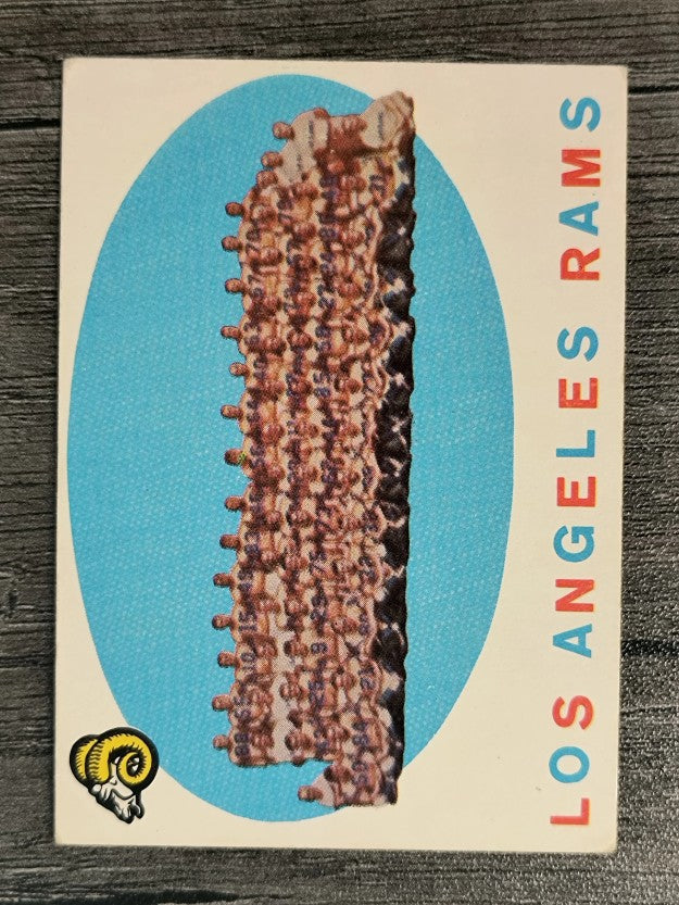 1959 Topps #76 Los Angeles Rams CL (VGEX)
