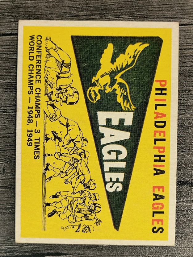 1959 Topps #83 Eagles Pennant (EX)