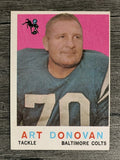 1959 Topps #86 Art Donovan (EX)