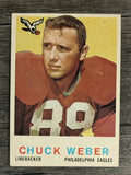 1959 Topps #94 Chuck Weber RC (VGEX)