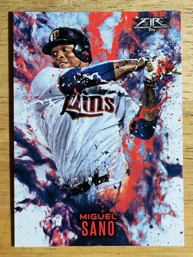 2016 Topps Update Fire #F12 Miguel Sano