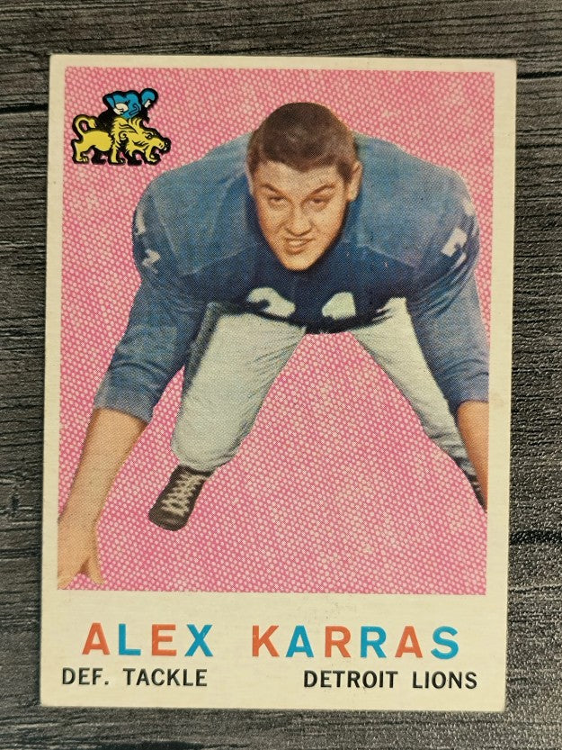 1959 Topps #103 Alex Karras RC (EX)