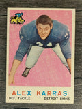 1959 Topps #103 Alex Karras RC (EX)