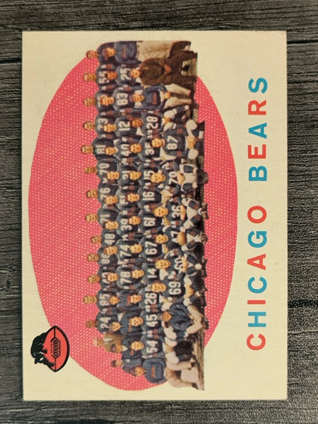 1959 Topps #104 Chicago Bears CL (EX)