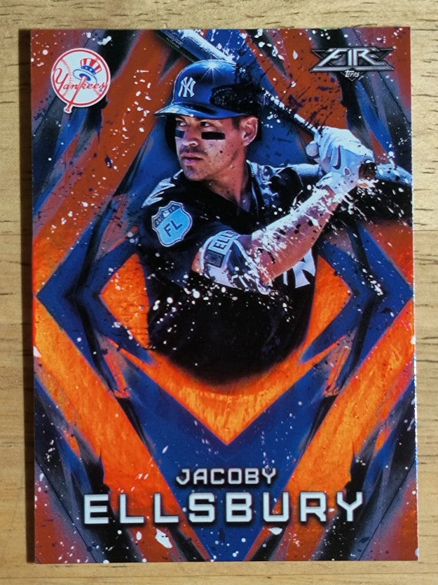 2017 Topps Fire Flame #197 Jacoby Ellsbury
