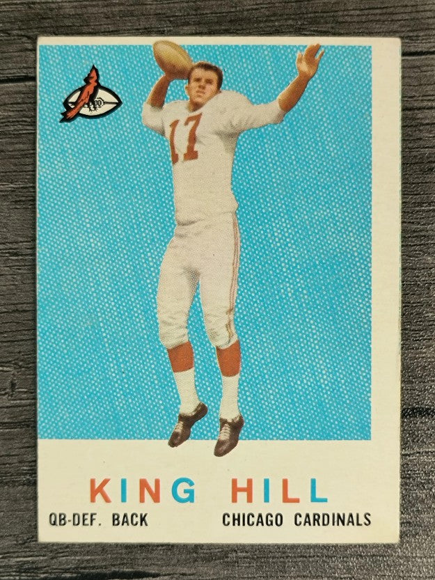 1959 Topps #117 King Hill RC (VGEX)