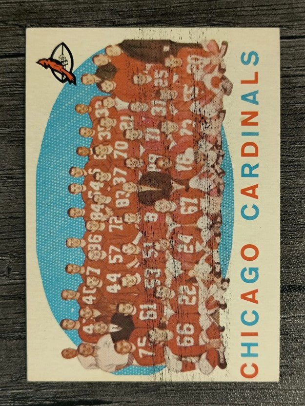 1959 Topps #118 Chicago Cardinals CL (VGEX)