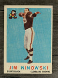 1959 Topps #125 Jim Ninowski RC (EX)