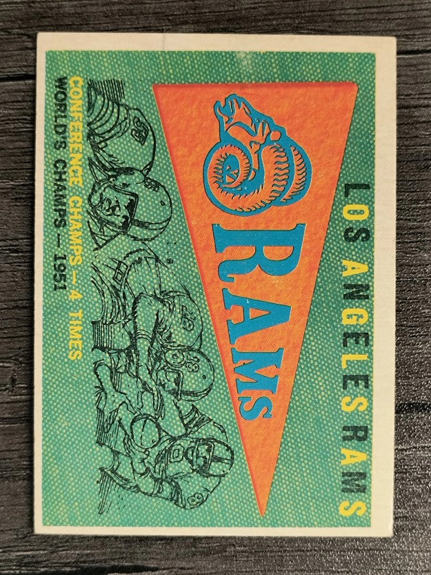 1959 Topps #126 Rams Pennant (EX)