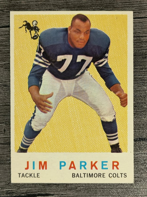 1959 Topps #132 Jim Parker RC (VGEX)