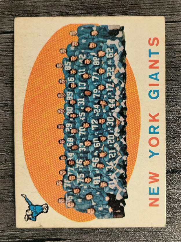 1959 Topps #133 New York Giants CL (VGEX)