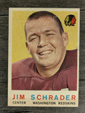 1959 Topps #134 Jim Schrader RC (EX)