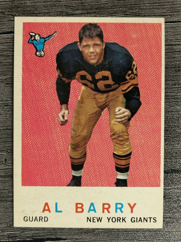 1959 Topps #138 Al Barry RC (EX)