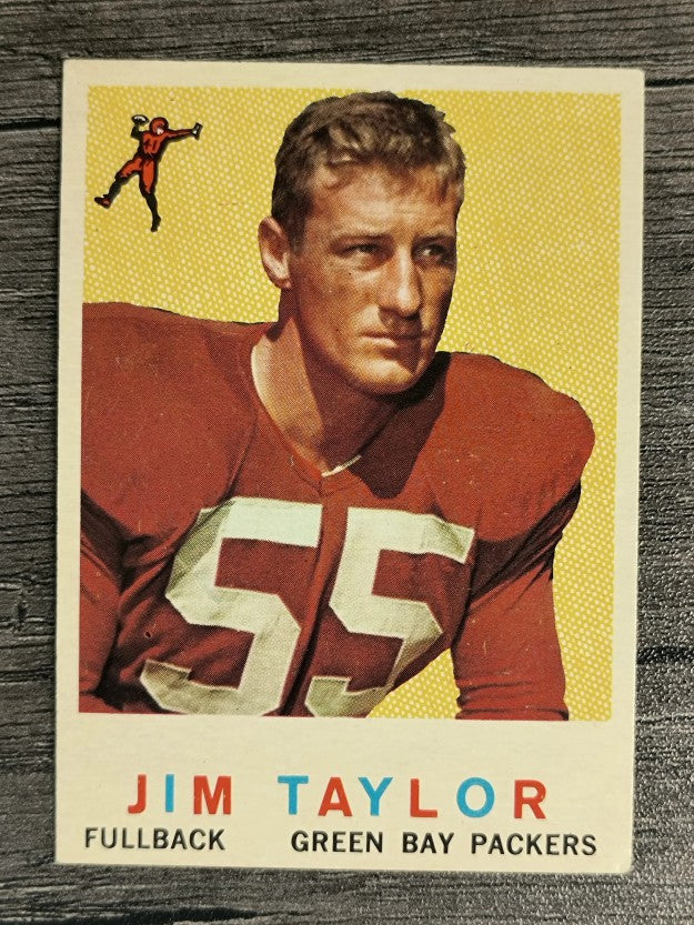1959 Topps #155 Jim Taylor RC (EX)
