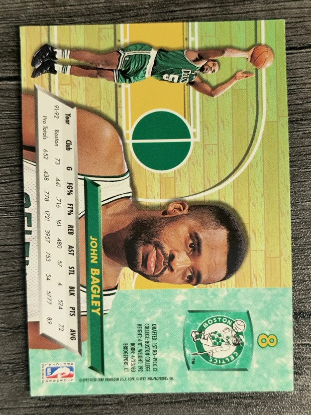 1992-93 Ultra #8 John Bagley