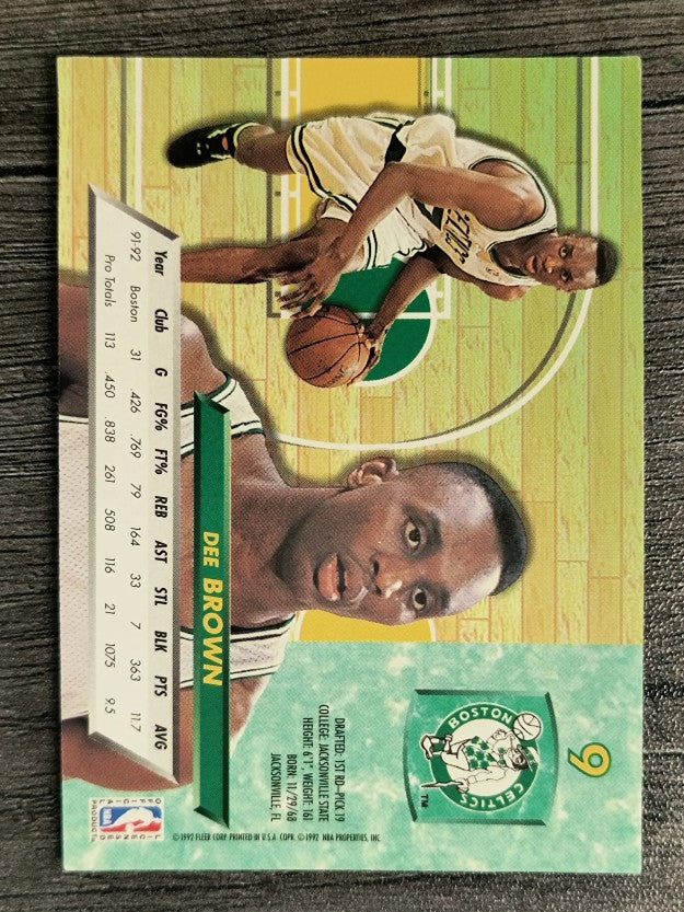 1992-93 Ultra #9 Dee Brown