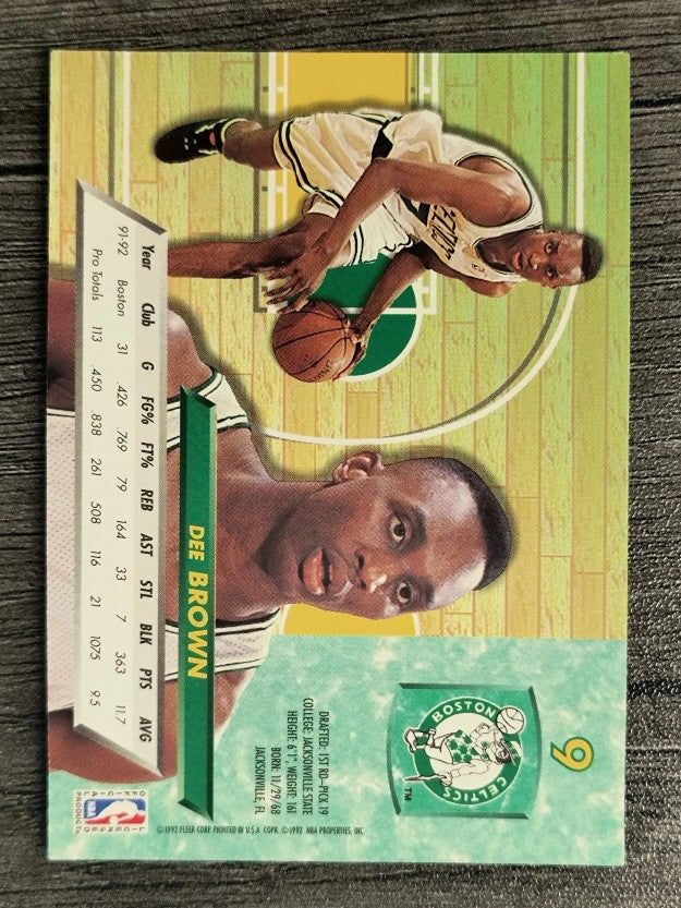 1992-93 Ultra #9 Dee Brown