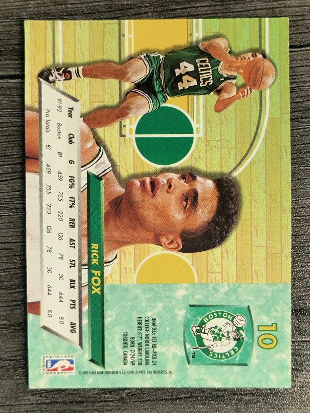 1992-93 Ultra #10 Rick Fox