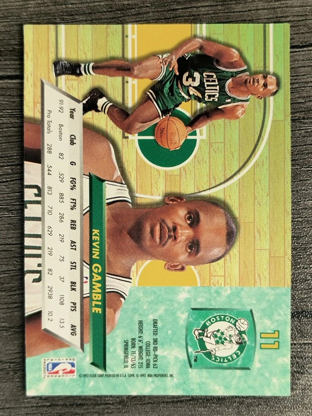 1992-93 Ultra #11 Kevin Gamble