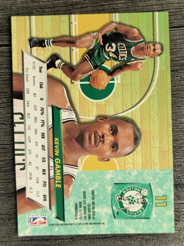 1992-93 Ultra #11 Kevin Gamble