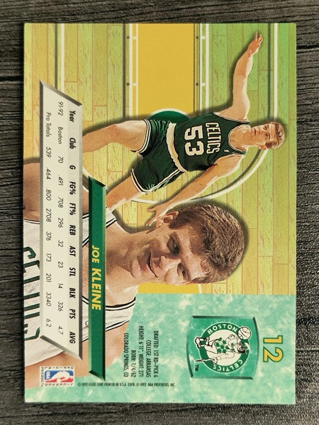 1992-93 Ultra #12 Joe Kleine