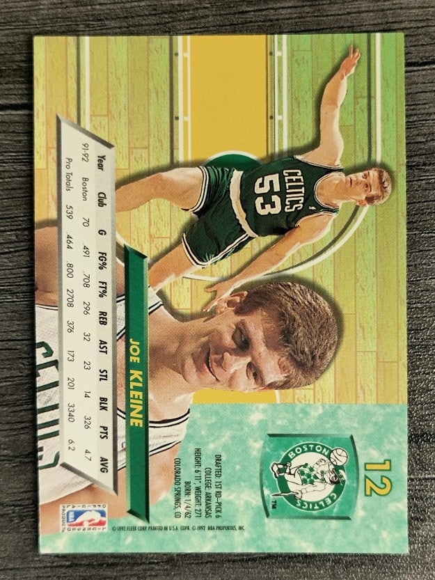 1992-93 Ultra #12 Joe Kleine