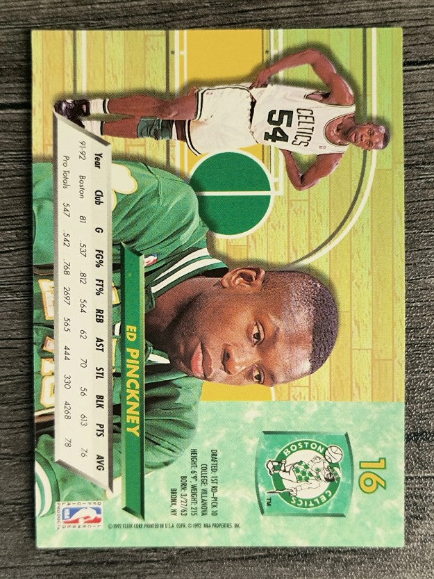 1992-93 Ultra #16 Ed Pinckney
