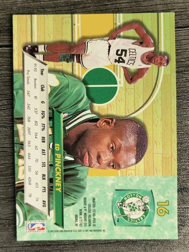 1992-93 Ultra #16 Ed Pinckney