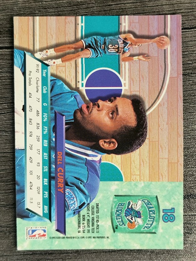 1992-93 Ultra #18 Dell Curry