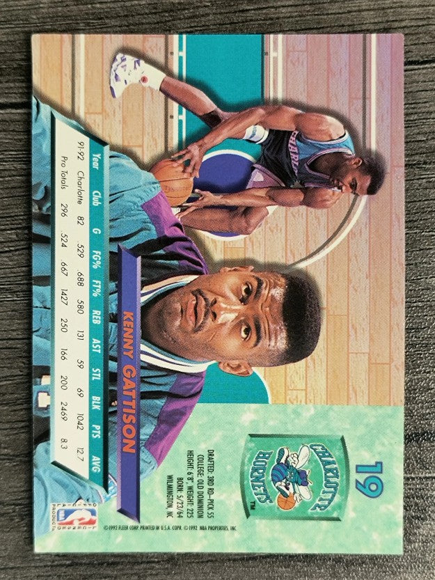 1992-93 Ultra #19 Kenny Gattison