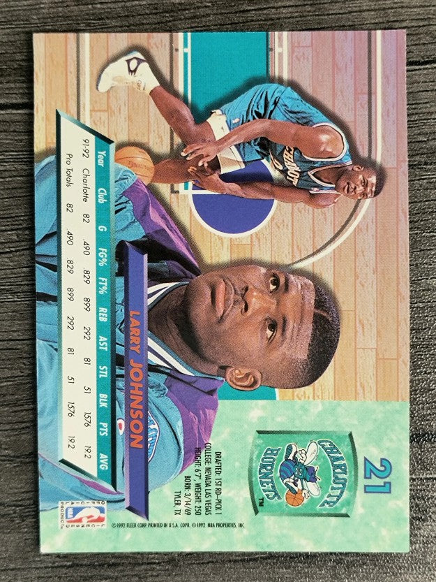 1992-93 Ultra #21 Larry Johnson
