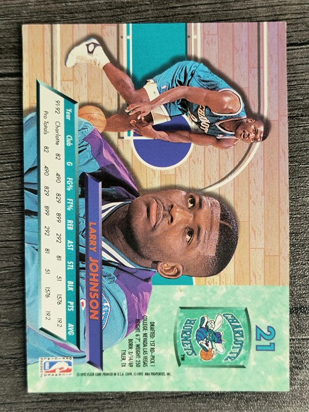 1992-93 Ultra #21 Larry Johnson