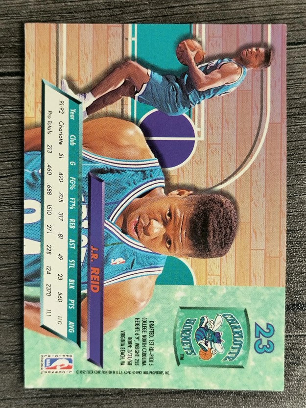 1992-93 Ultra #23 J.R. Reid