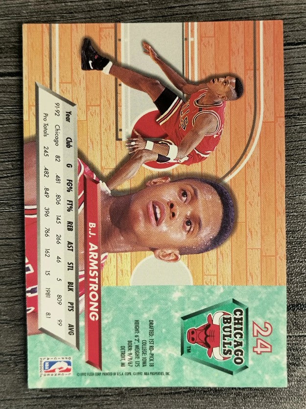 1992-93 Ultra #24 B.J. Armstrong