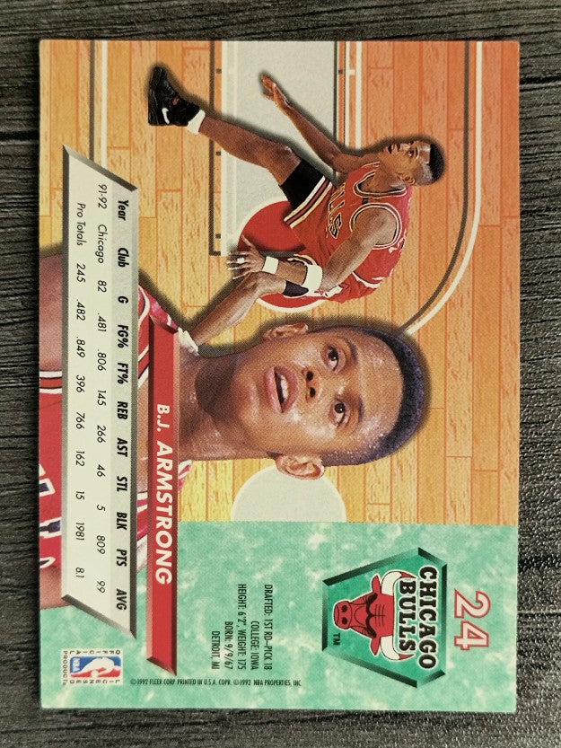 1992-93 Ultra #24 B.J. Armstrong