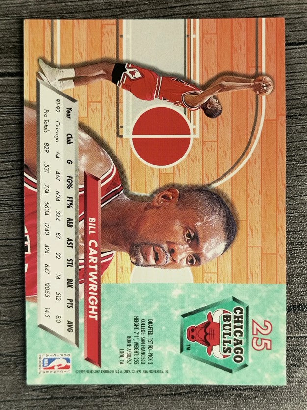 1992-93 Ultra #25 Bill Cartwright