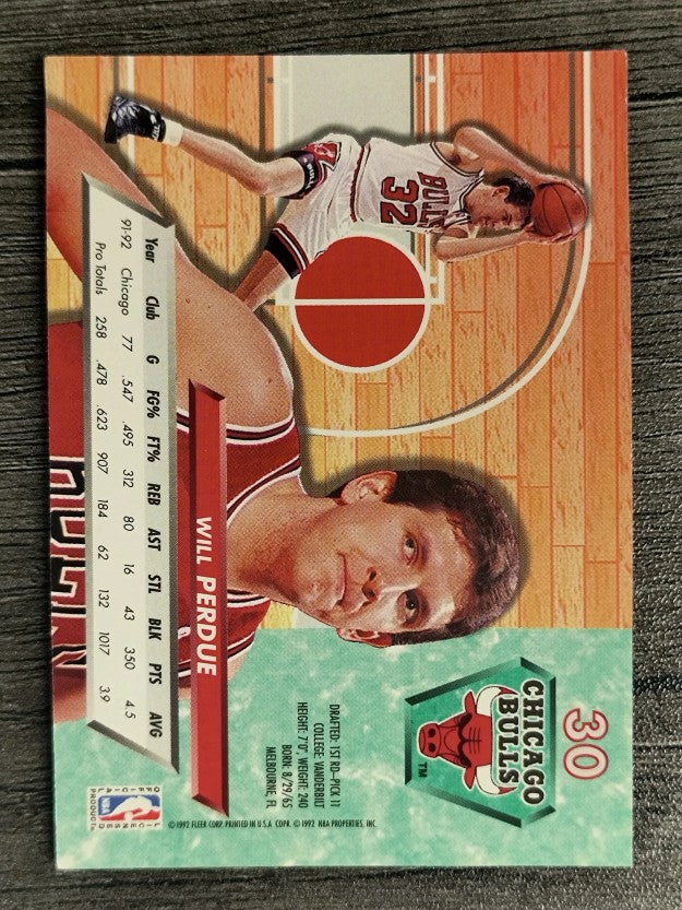 1992-93 Ultra #30 Will Perdue