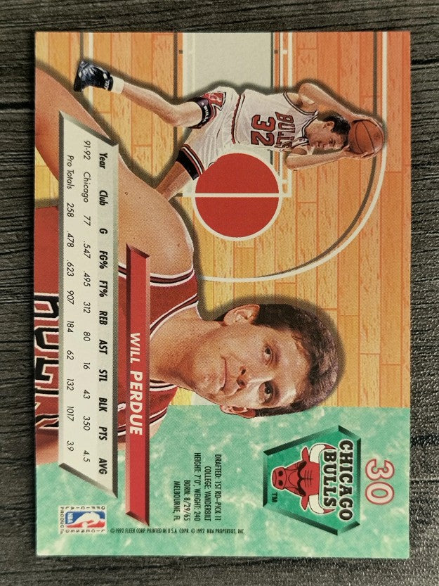1992-93 Ultra #30 Will Perdue