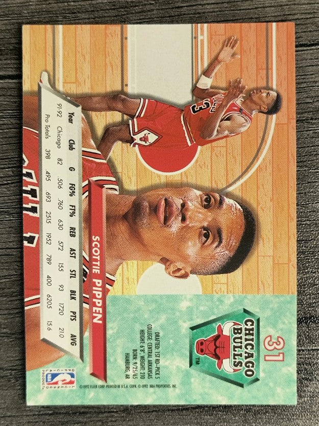 1992-93 Ultra #31 Scottie Pippen