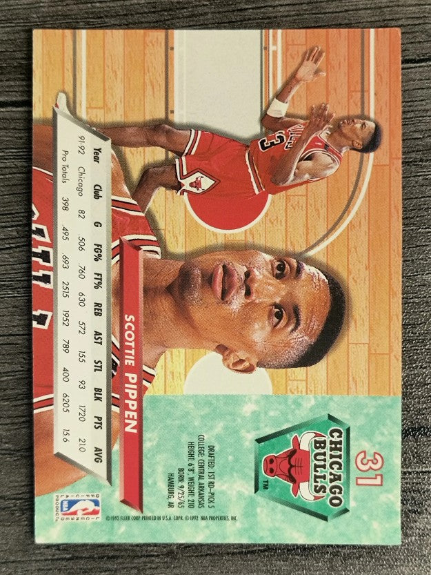 1992-93 Ultra #31 Scottie Pippen