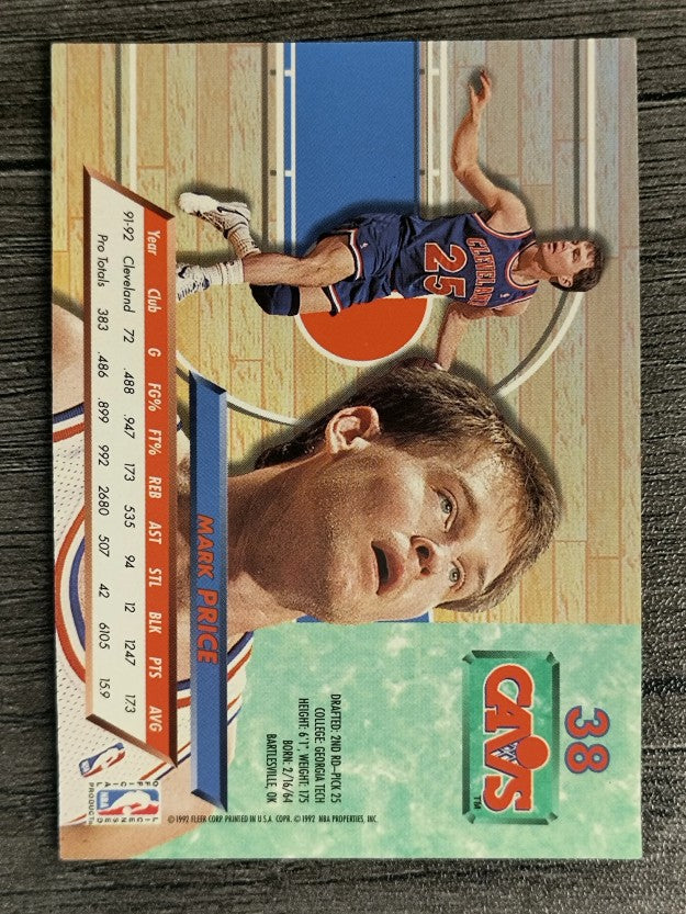 1992-93 Ultra #38 Mark Price