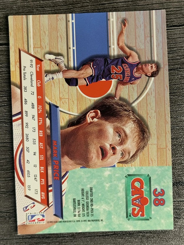 1992-93 Ultra #38 Mark Price