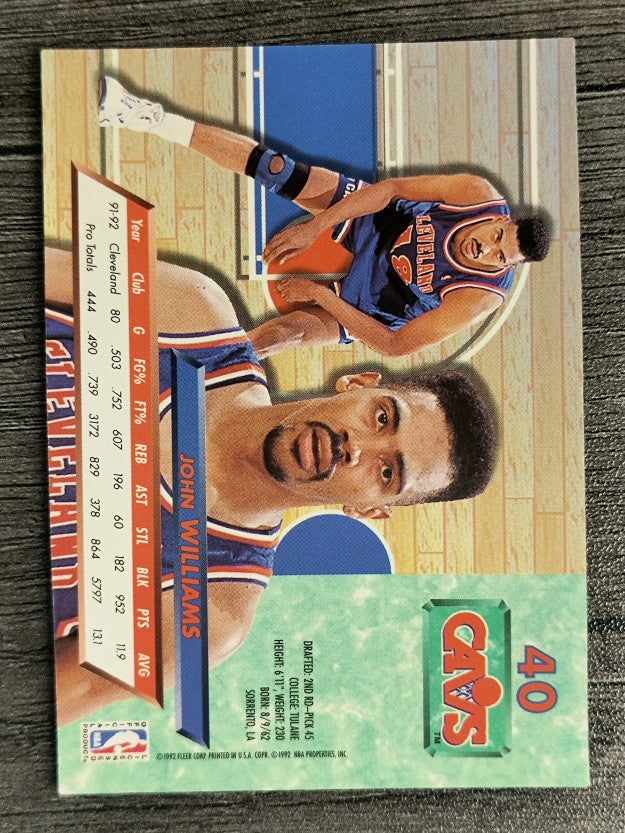 1992-93 Ultra #40 John Williams