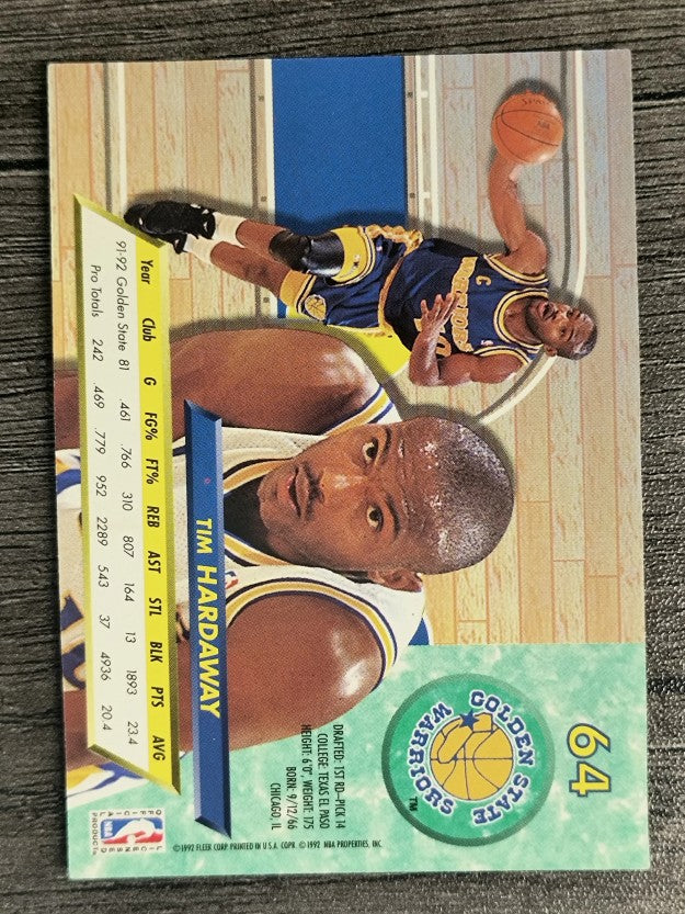 1992-93 Ultra #64 Tim Hardaway