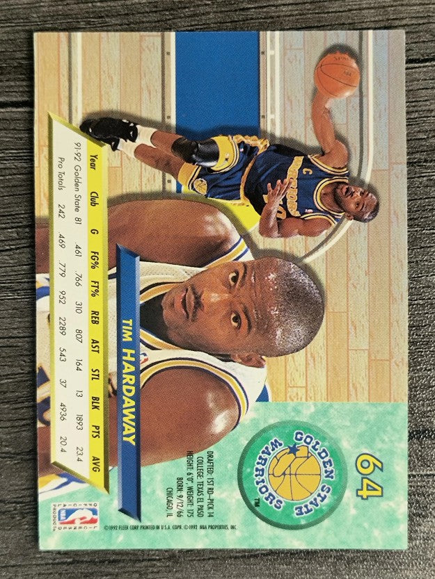 1992-93 Ultra #64 Tim Hardaway