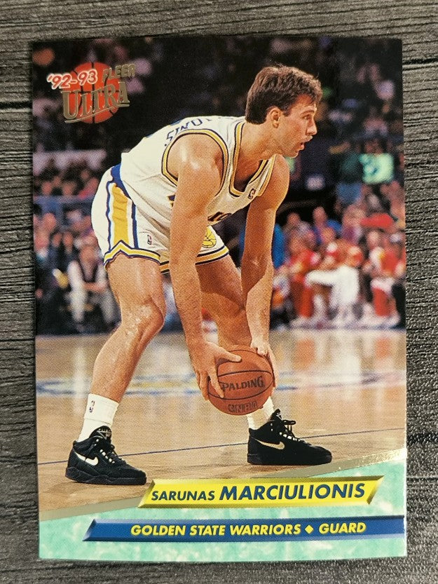 1992-93 Ultra #66 Sarunas Marciulionis